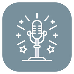 Stand-Up Comedy Mic Icon