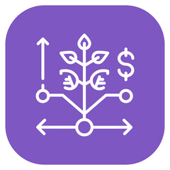 Break-Even Point Icon