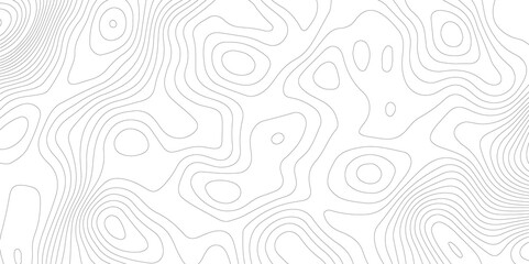 Fototapeta premium White wave paper curved reliefs abstract background. Abstract topographic contours map background. luxury topographic wavy pattern and geographic grid map design . Abstract lines background.