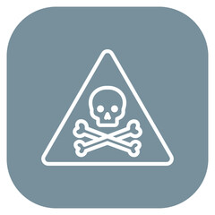Chemical Hazard Label Icon
