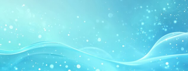 Modern 3D Abstract Background with Blue and White Waves