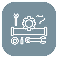 Pipeline Maintenance Icon
