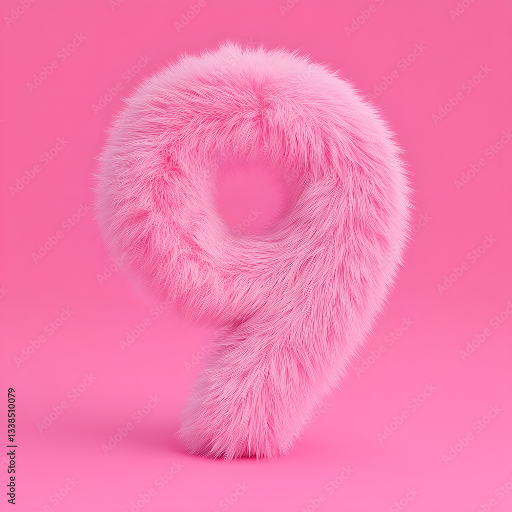 Poster 3d rendering digital font big sale event countdown concept element