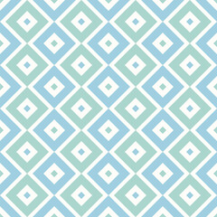 Seamless vector geometric pattern with diamonds in pastel colors, creating a simple and modern background design