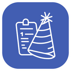 Party Reservation Vector Icon