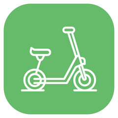 Electric Scooter Icon