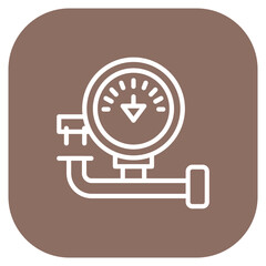 Flow Meter Icon