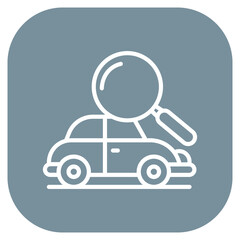 Undercover Car Vector Icon