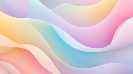 Abstract Pastel Wave Background Soft Colors Gradient Texture Design by Artist in Digital Style which are great for wallpaper or illustration or any other use case. This is also great for visual art
