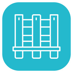 Shipping Pallet Vector Icon