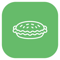 Apple Pie Vector Icon