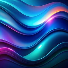 Obraz premium Abstract blue Wave Background