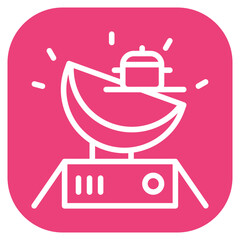 Solar Cooker Vector Icon