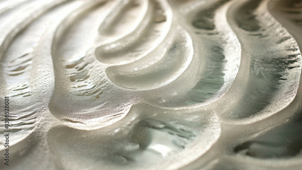 Poster abstract swirling ice patterns texture