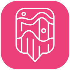 Heat Map Vector Icon