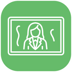 Virtual Classroom Vector Icon
