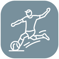 Soccer Free Kick Vector Icon