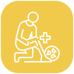 Soccer Injury Time Vector Icon