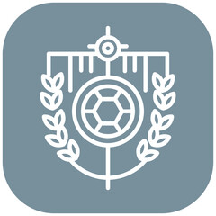 Soccer Team Crest Vector Icon