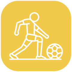 Soccer Warm Up Vector Icon