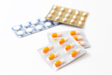 白背景に処方薬