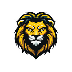 Creative lion mascot icon clip art lion vector lion logo design