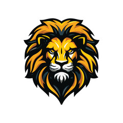 Creative lion mascot icon clip art lion vector lion logo design