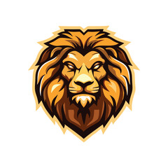 Creative lion mascot icon clip art lion vector lion logo design