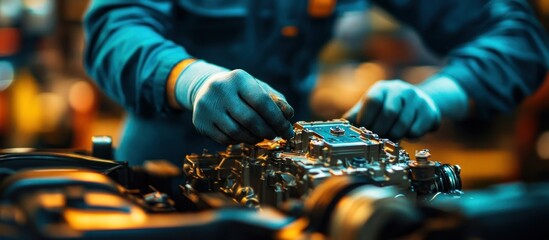 Mechanic Repairing Engine: Precision and Expertise in Automotive Maintenance