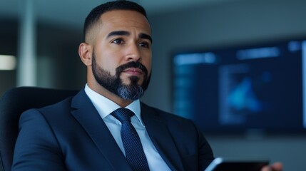Fototapeta premium businessman in office