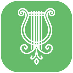 Lyre Vector Icon