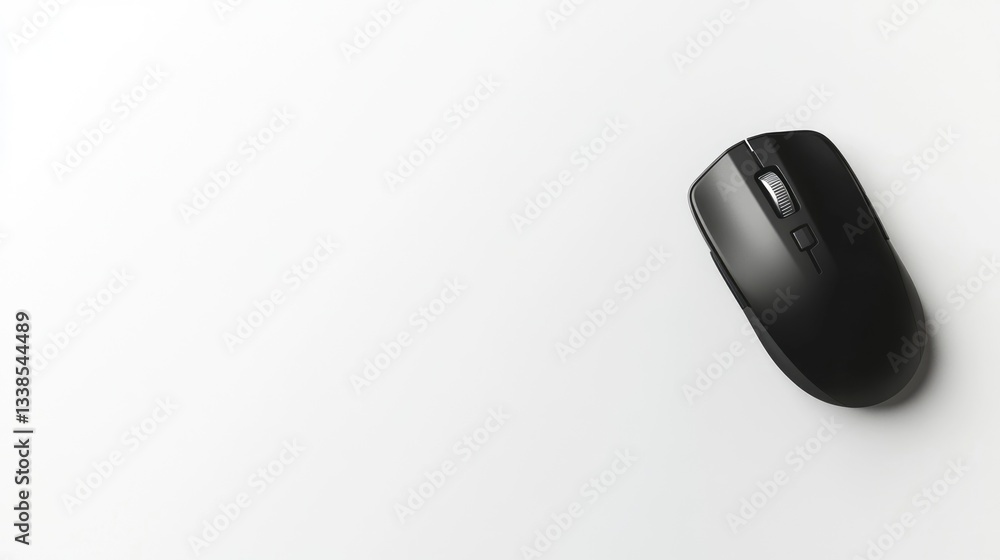 Aufkleber A close-up image of a computer mouse resting on a white background