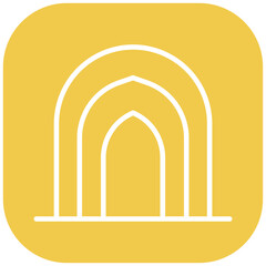 Fototapeta premium Arch Vector Icon
