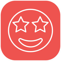 Star Struck Vector Icon