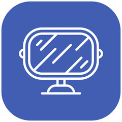 Rearview Mirror Vector Icon