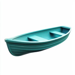 Vibrant Aquatic Craft in Bright Turquoise Color for Tranquil Water Adventures and Serene Activities