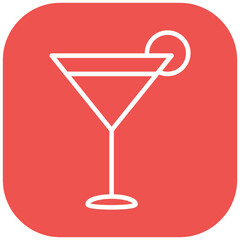 Cosmopolitan Vector Icon
