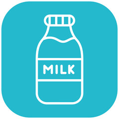 Milk Bottle Vector Icon