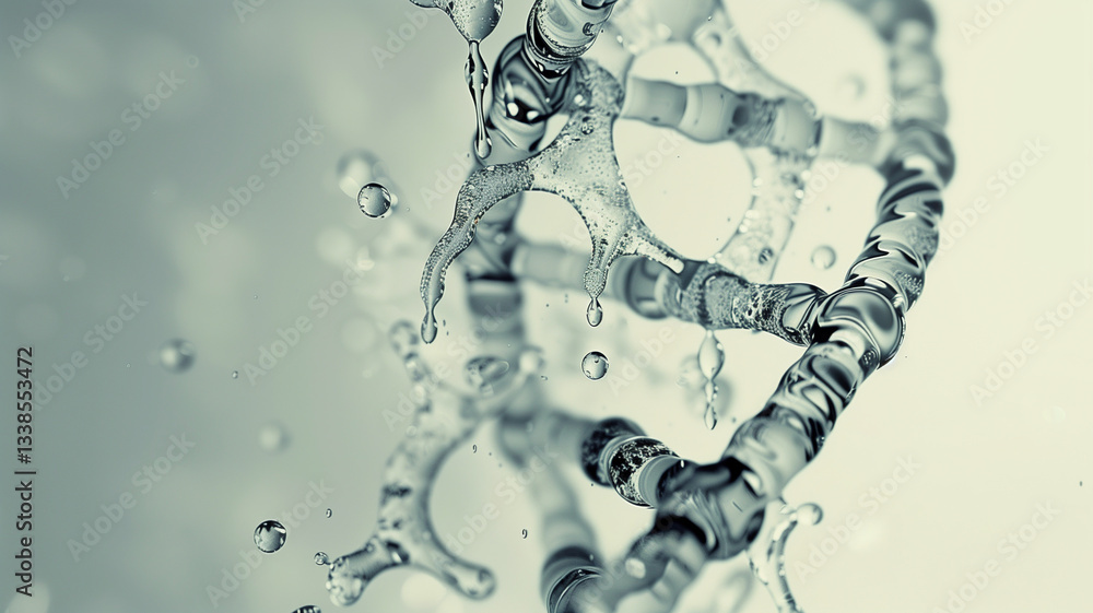 Poster this researching methods to enhance youth using genetic modifications and breakthrough technologies.