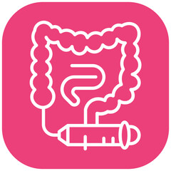 Colonoscopy Vector Icon
