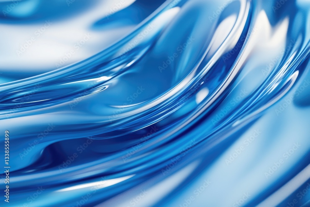Aufkleber A close-up shot of a shiny blue surface, ideal for use in designs and visual projects