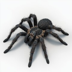 Realistic 3D Model of a Tarantula Spider with Detailed Texture and Lifelike Appearance for Educational or Creative Use