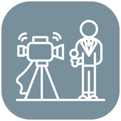 Field Reporter Vector Icon