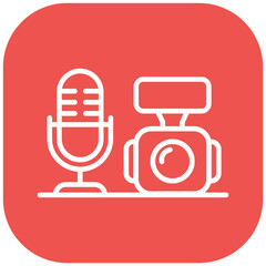 Media Training Vector Icon
