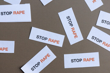 A minimalist yet powerful design with torn paper pieces displaying the urgent message 