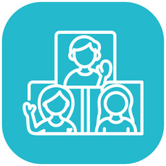 Group Video Call Icon