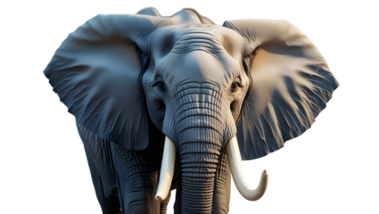 Regal Giant - A Fierce and Noble Elephant in the Wild