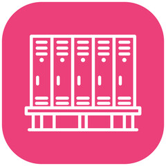 Locker Area Vector Icon