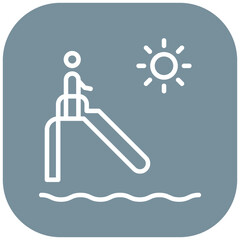 Water Playground Vector Icon