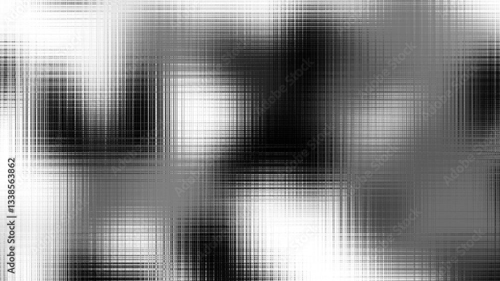 Poster Modern abstract overlay transparent background texture with layers of black and gray transparent material in grunge lines in random geometric